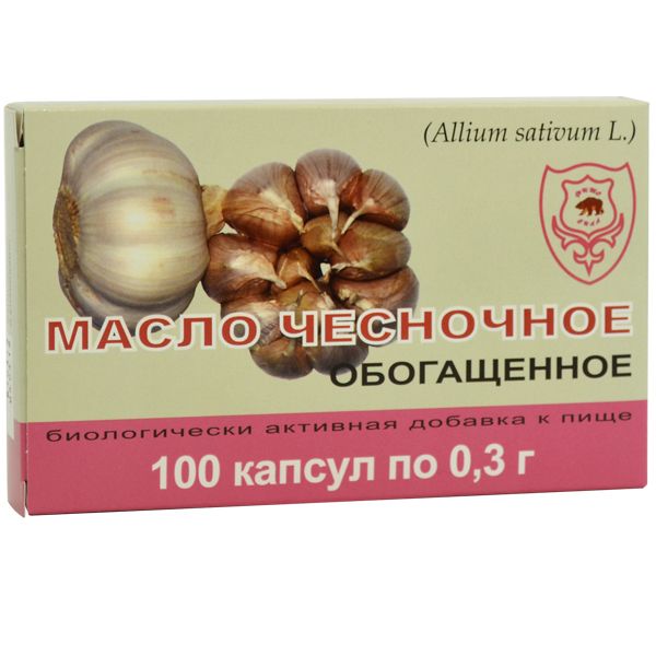 Изображение товара Масло чесночное обогащенное фитосила, №100 капсул Масло чесночное обогащенное фитосила, №100 капсул фотография