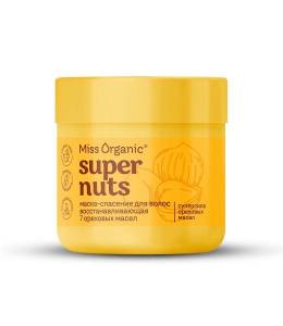 Маска-спасение для волос Super nuts Восстанавливающая Miss Organic 140мл