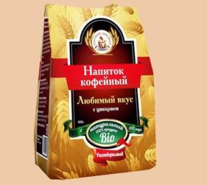 Напиток кофейный любимый вкус растворимый с цикорием 100гр