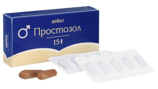 Свечи Простозол крем твердый порционный Алфит 15шт фотография
