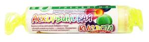 Аскорбиновая кислота с глюкозой банан/клубника 50мг Гленвитол №10