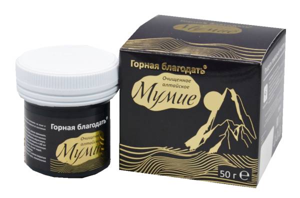 Мумие Горная Благодать концентрат Сашера-Мед 50г фотография