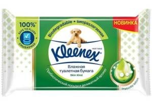 Туалетная бумага влажная Kleenex Skin Kind №38