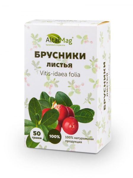 Изображение товара Брусника (лист) АлтайМаг 50г Брусника (лист) АлтайМаг 50г фотография